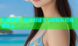 杜鹃麻豆：轻松创建与分享精彩短视频平台