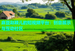 麻豆赵颖儿的短视频平台：创意展示与互动社区