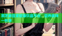 黑芝麻豆浆健康饮品平台，营养美味一杯享