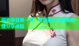 探索麻豆第一页：尽享多元内容与便捷分享体验