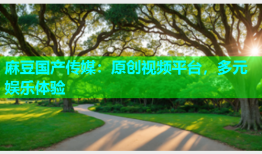 麻豆国产传媒：原创视频平台，多元娱乐体验