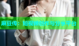 麻豆传：短视频创作与分享平台