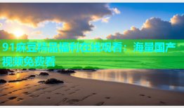 91麻豆精品福利在线观看：海量国产视频免费看