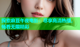 探索麻豆午夜电影：尽享高清热播，畅看无限精彩