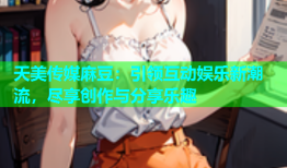 天美传媒麻豆：引领互动娱乐新潮流，尽享创作与分享乐趣