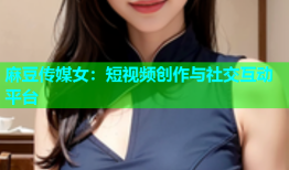 麻豆传媒女：短视频创作与社交互动平台