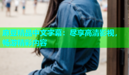 麻豆精品中文字幕：尽享高清影视，畅游精彩内容