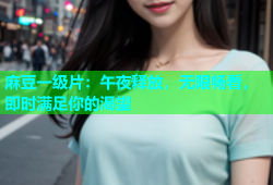 麻豆一级片：午夜释放，无限畅看，即时满足你的渴望