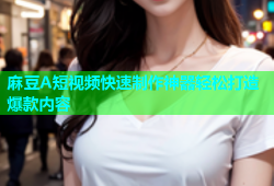 麻豆A短视频快速制作神器轻松打造爆款内容
