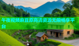 午夜视频麻豆原高清资源无限畅享平台