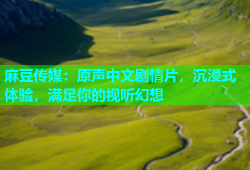 麻豆传媒：原声中文剧情片，沉浸式体验，满足你的视听幻想