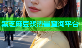 黑芝麻豆浆热量查询平台
