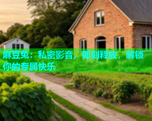 麻豆兔：私密影音，即刻释放，解锁你的专属快乐