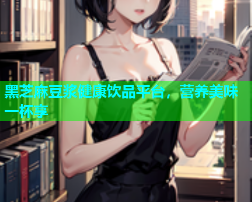 黑芝麻豆浆健康饮品平台，营养美味一杯享