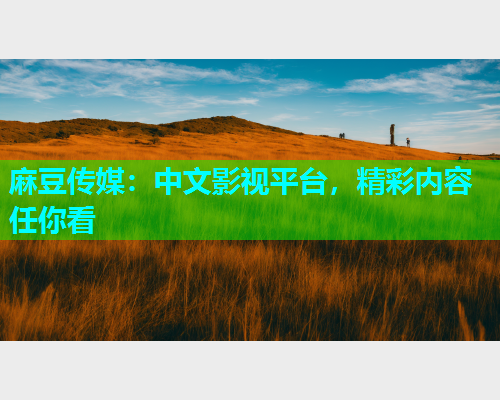 麻豆传媒：中文影视平台，精彩内容任你看