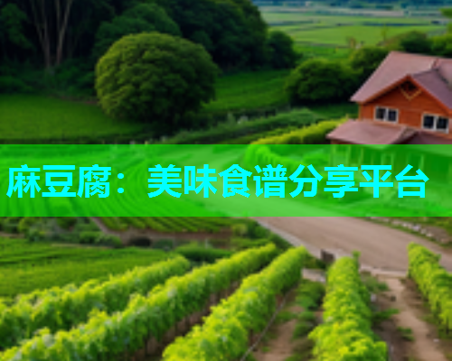 麻豆腐：美味食谱分享平台