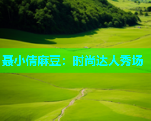 聂小倩麻豆：时尚达人秀场