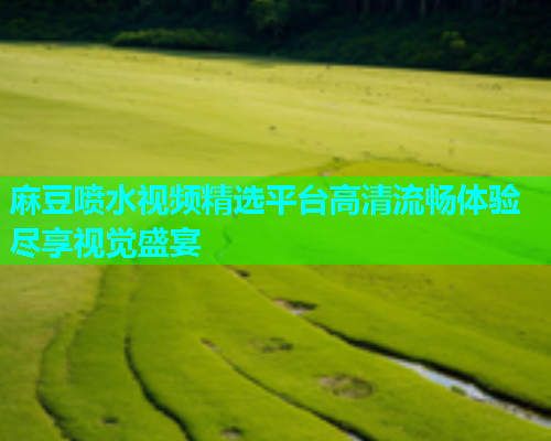 麻豆喷水视频精选平台高清流畅体验尽享视觉盛宴